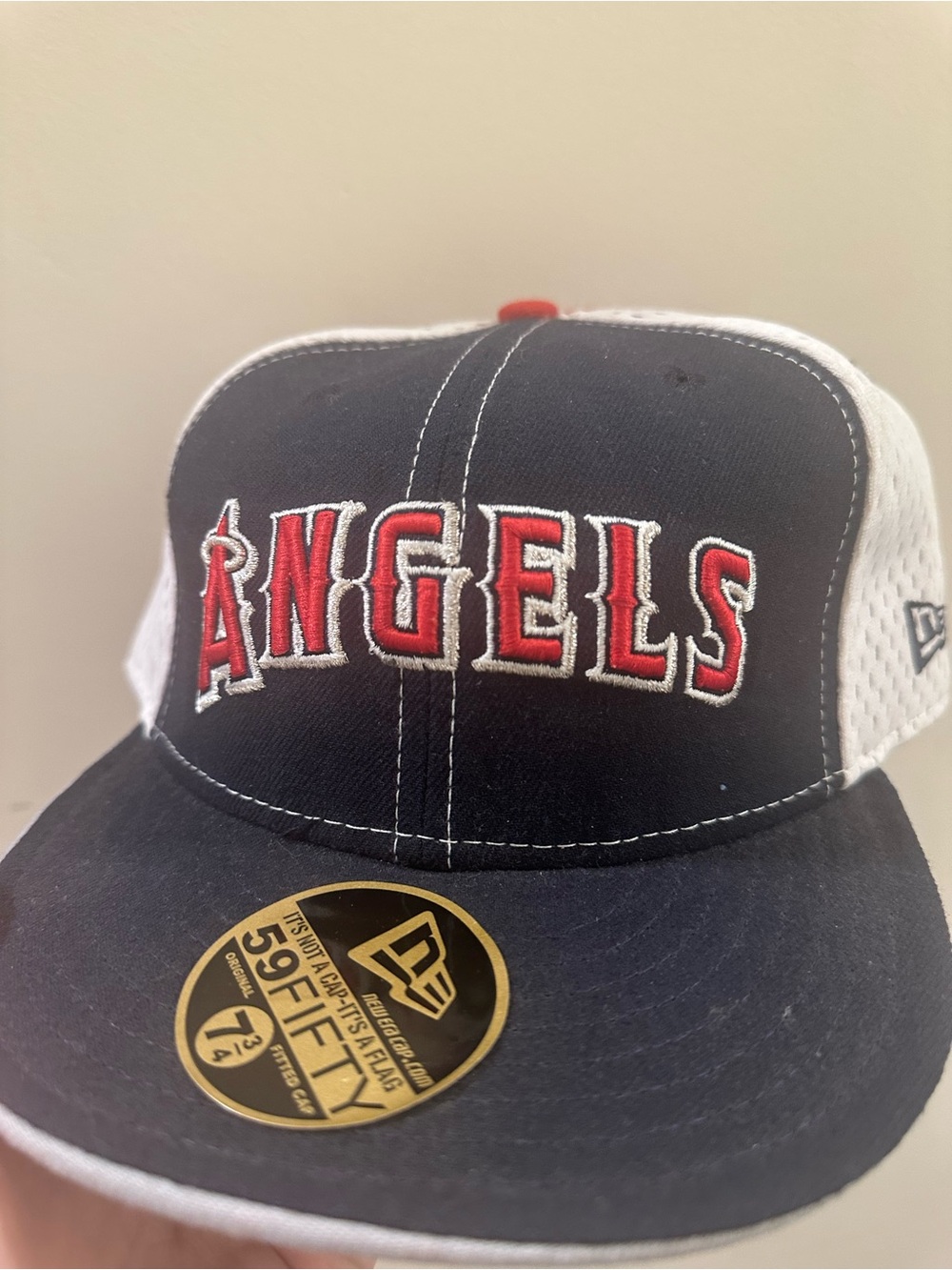 New Era Los Angeles Angels retro & White 59FIFTY Fitted Cap y2k